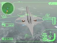 une photo d'Ã©cran de Ace Combat 3 - Electrosphere sur Sony Playstation